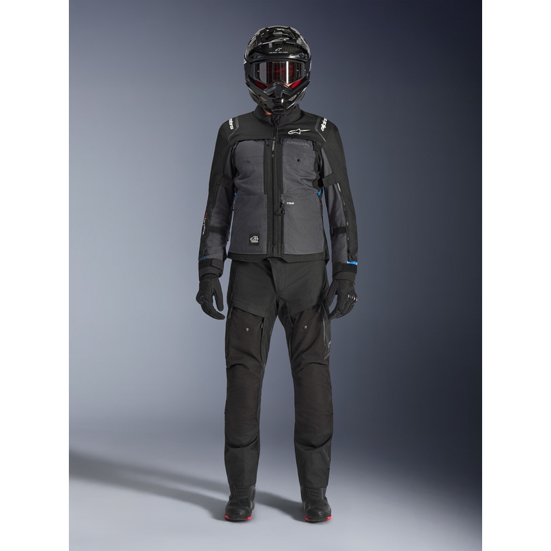Alpinestars Cusco Drystar motoros kabát fekete-sötétszürke