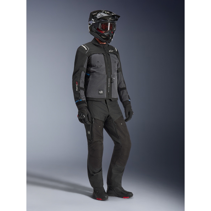 Alpinestars Cusco Drystar motoros kabát fekete-sötétszürke