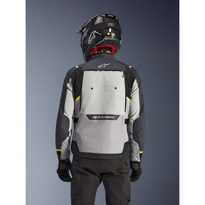 Alpinestars Cusco Drystar motoros kabát világosszürke-világoskék-sötétkék