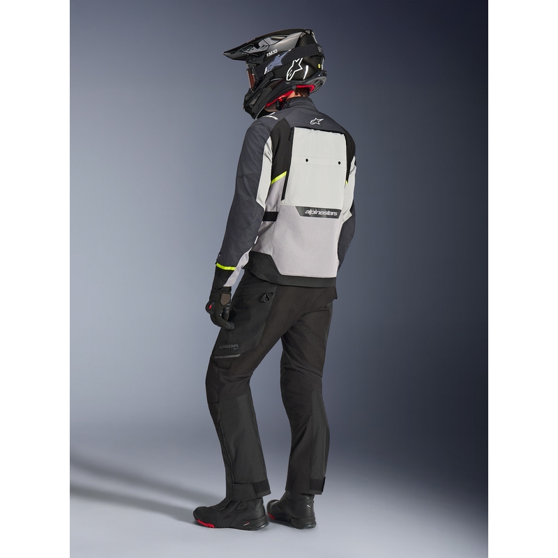 Alpinestars Cusco Drystar motoros kabát világosszürke-világoskék-sötétkék