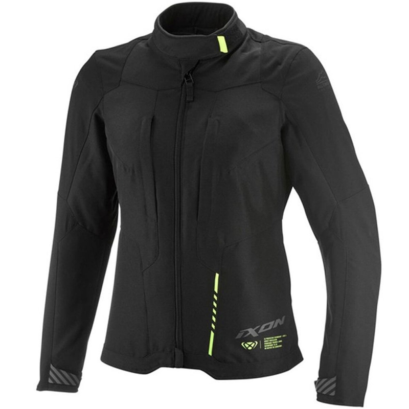 IXON Tyr női motoros kabát fekete-fluo sárga