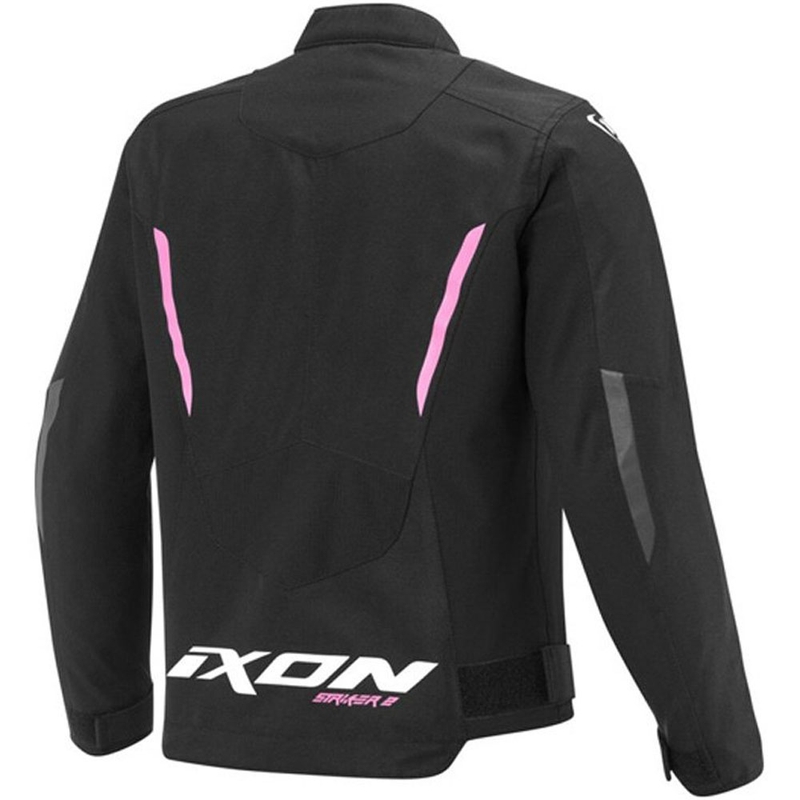 IXON Striker 2 gyerek motoros kabát fekete-fluo rózsaszín