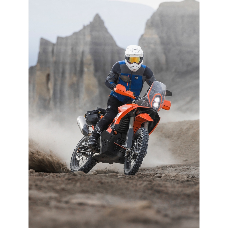 Alpinestars Maxdura Dual motoros nadrág kék-sötétszürke-narancssárga