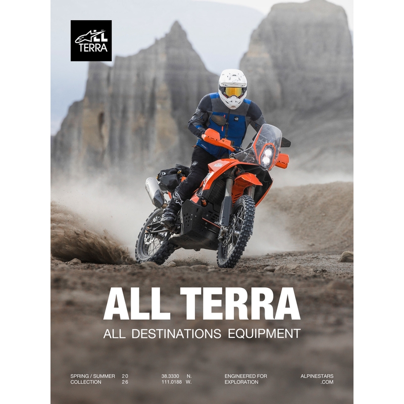 Alpinestars Maxdura Dual motoros nadrág kék-sötétszürke-narancssárga