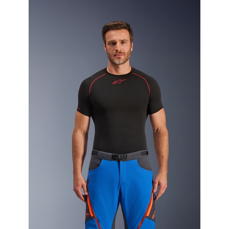 Alpinestars Maxdura Dual motoros nadrág kék-sötétszürke-narancssárga