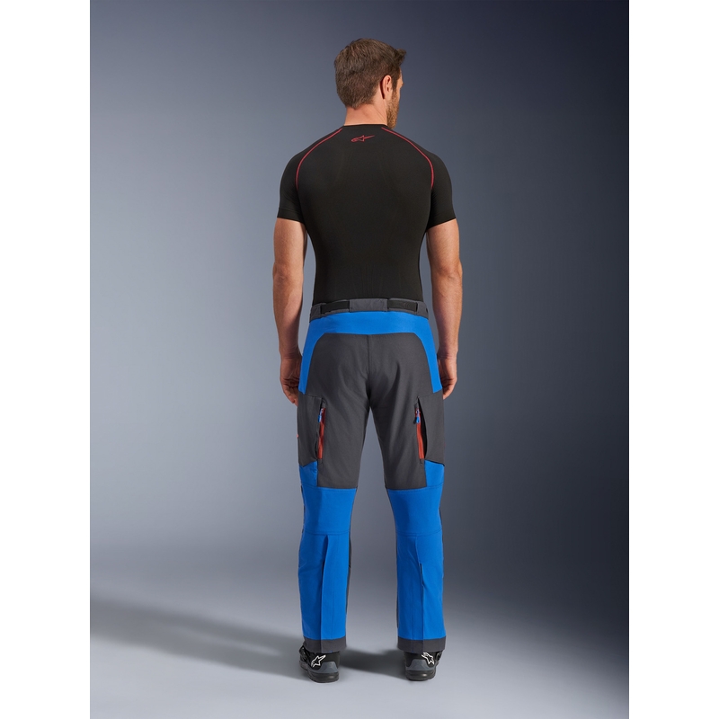 Alpinestars Maxdura Dual motoros nadrág kék-sötétszürke-narancssárga