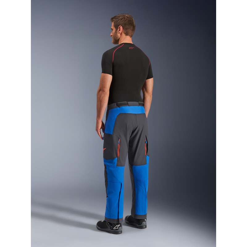 Alpinestars Maxdura Dual motoros nadrág kék-sötétszürke-narancssárga