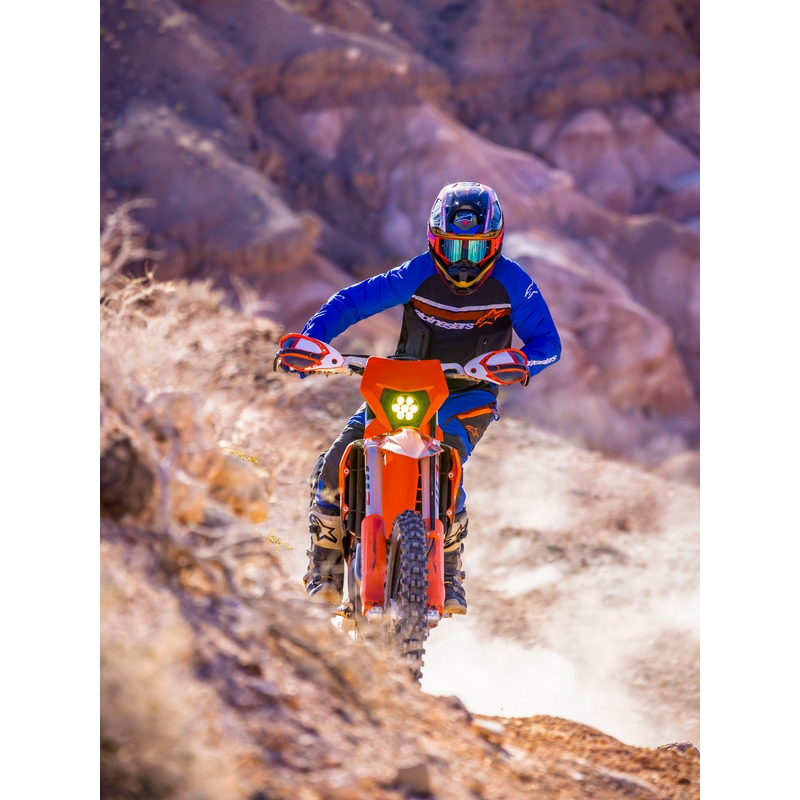 Alpinestars Maxdura Dual motoros nadrág kék-sötétszürke-narancssárga