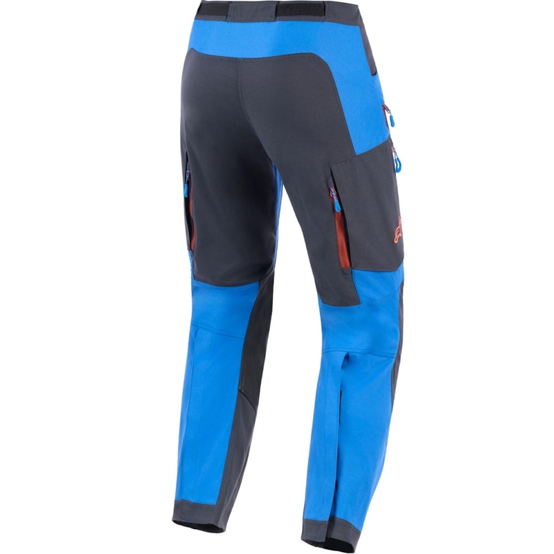 Alpinestars Maxdura Dual motoros nadrág kék-sötétszürke-narancssárga