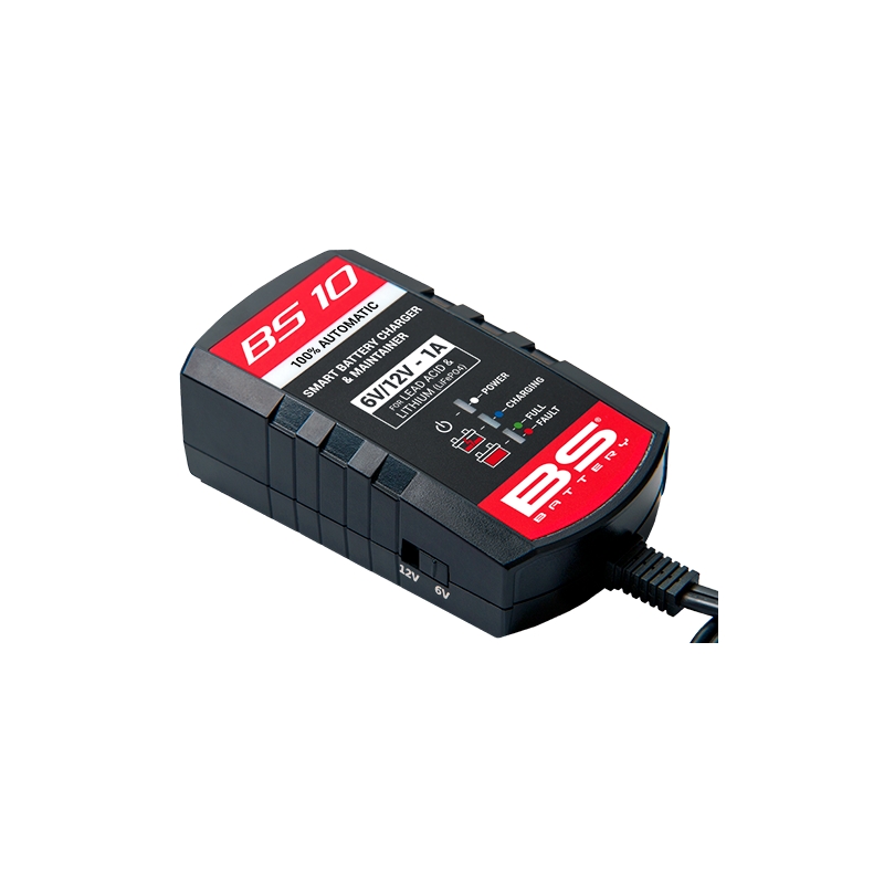 Akkumulátor töltő BS-BATTERY AUTOMATIC (suitable also for Lithium) 6/12V 1000mA