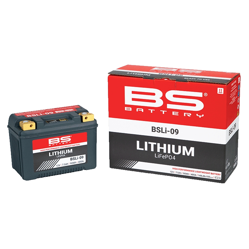 Lítium akkumulátorok
motorkerékpárra BS-BATTERY