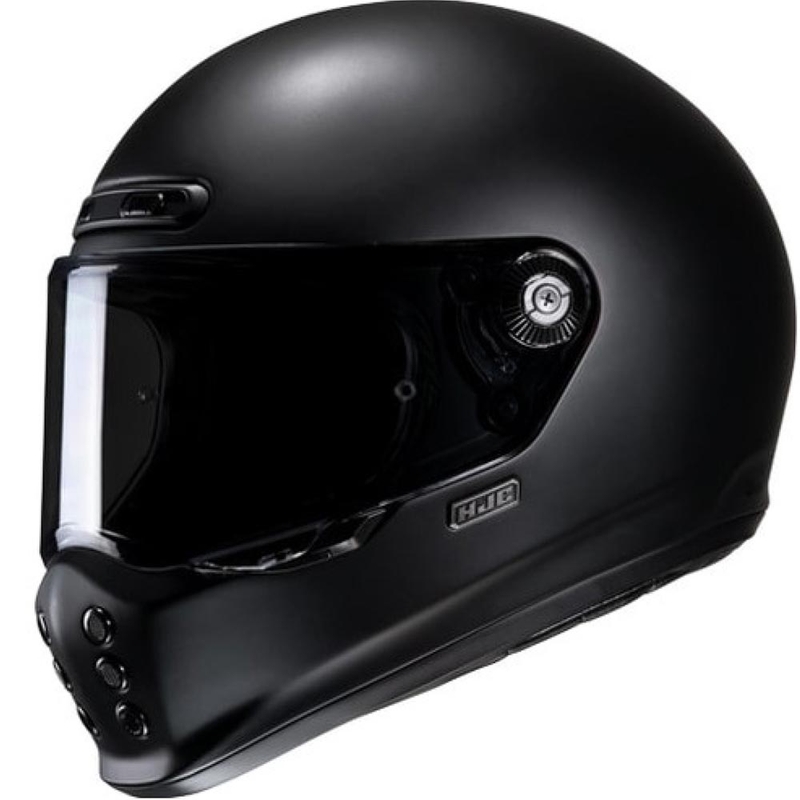 HJC V10 Solid semi flat zárt motoros bukósisak fekete