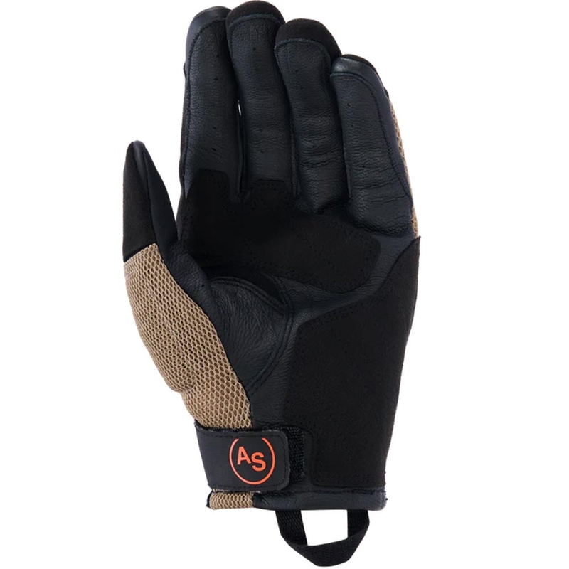 Alpinestars Manti Air motoros kesztyű sötét khaki-fekete-fluo narancssárga