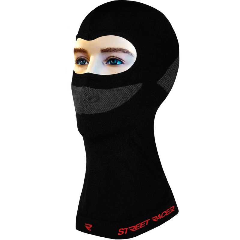 Street Racer Basic motoros sisakmaszk fekete