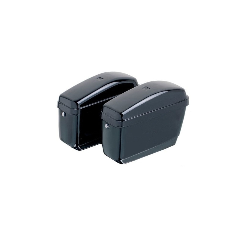 Rigid saddlebag CUSTOMACCES EASY fekete jobb