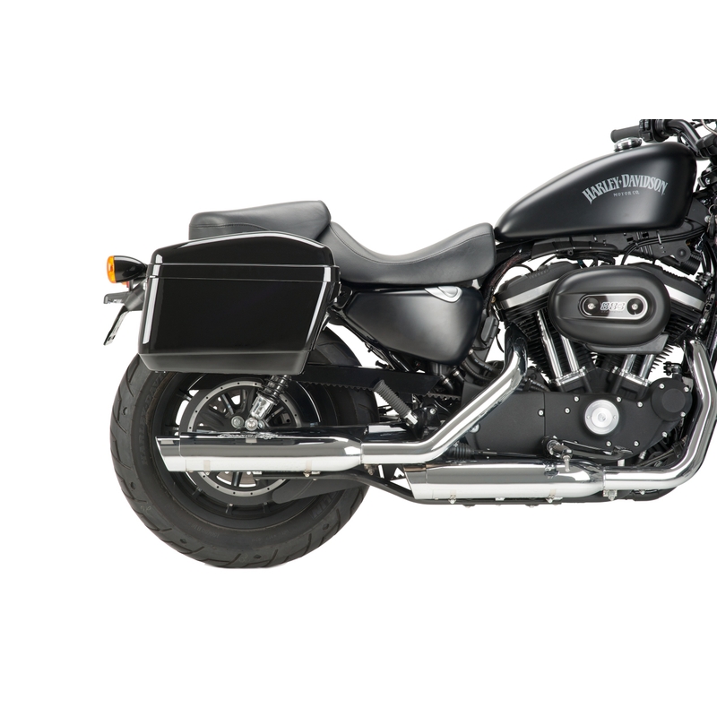 Rigid saddlebag CUSTOMACCES EASY fekete jobb