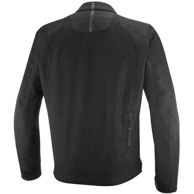 IXON Shadow motoros kabát fekete-fehér-fluo piros