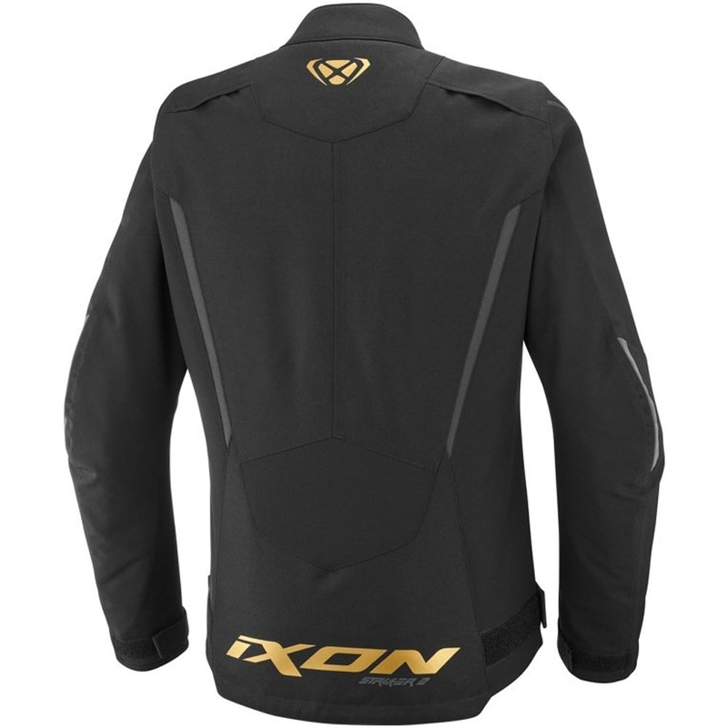 Dámská bunda na motorku IXON Striker 2 Lady černo-zlatá