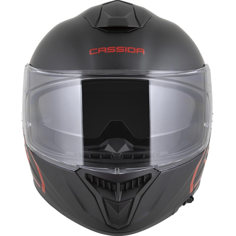 Cassida Integral GT 2.1 Jawa Solid zárt motoros bukósisak matt fekete-fényes piros