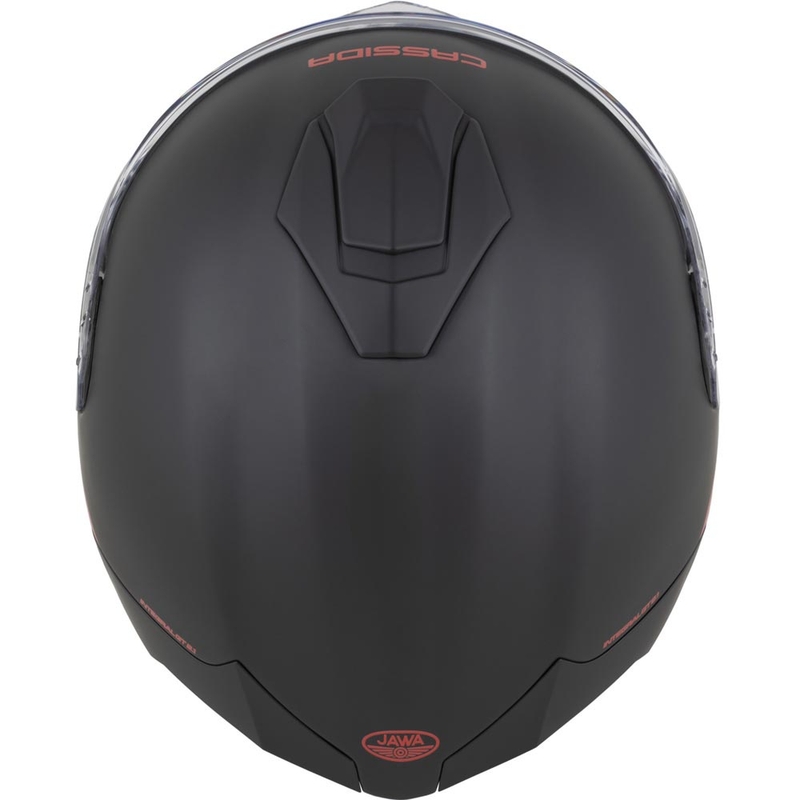 Cassida Integral GT 2.1 Jawa Solid zárt motoros bukósisak matt fekete-fényes piros