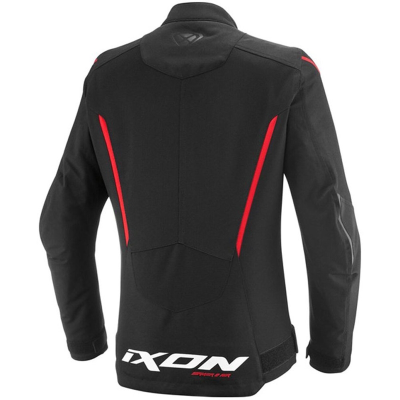 IXON Striker 2 Air WP Lady női motoros kabát fekete-piros