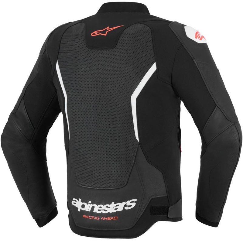 Alpinestars GP Force V2 Airflow motoros bőrkabát fekete-fehér