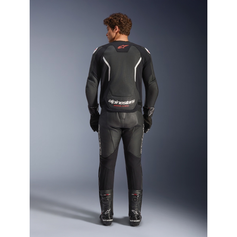 Alpinestars GP Force V2 Airflow motoros bőrkabát fekete-fehér