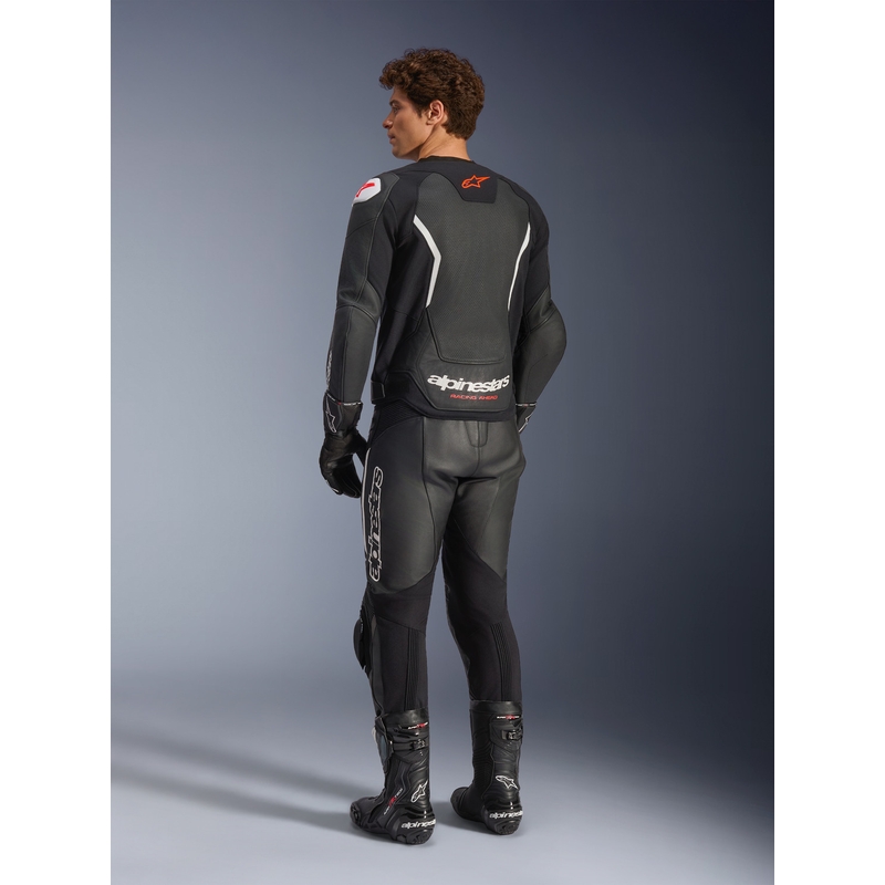 Alpinestars GP Force V2 Airflow motoros bőrkabát fekete-fehér
