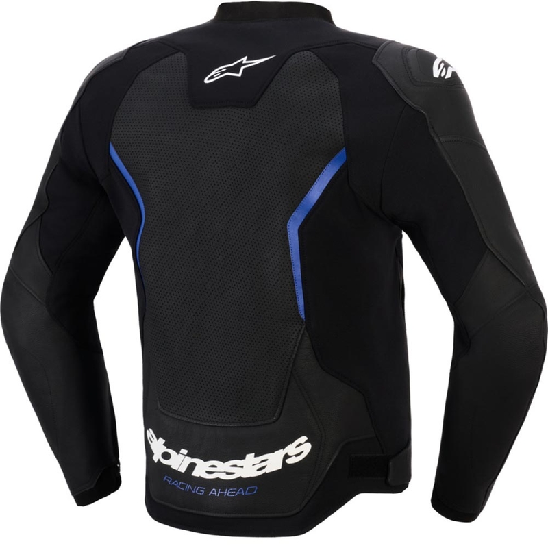 Alpinestars GP Force V2 Airflow motoros bőrkabát fekete-metálkék