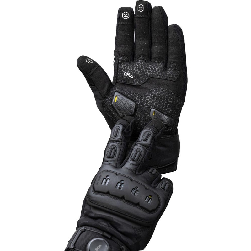 Knox Orsa Textile OR4 motoros kesztyű fekete