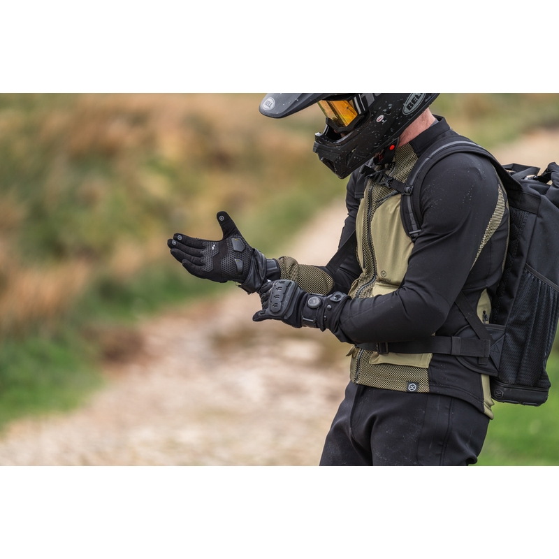 Knox Orsa Textile OR4 motoros kesztyű fekete