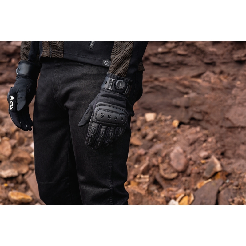 Knox Orsa Textile OR4 motoros kesztyű fekete