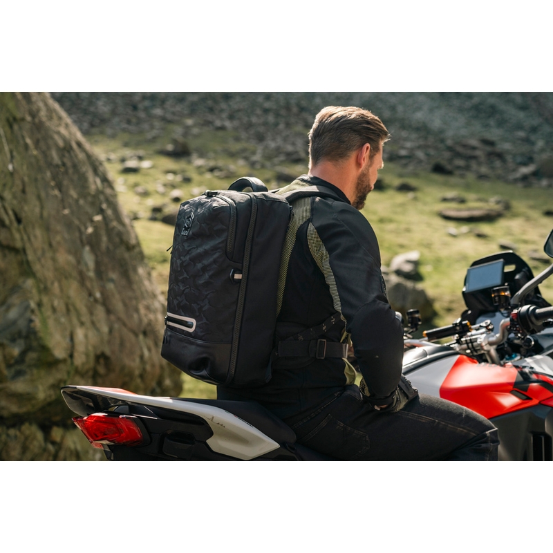 Knox Eda Every Day Adventure motoros hátizsák 25 l fekete