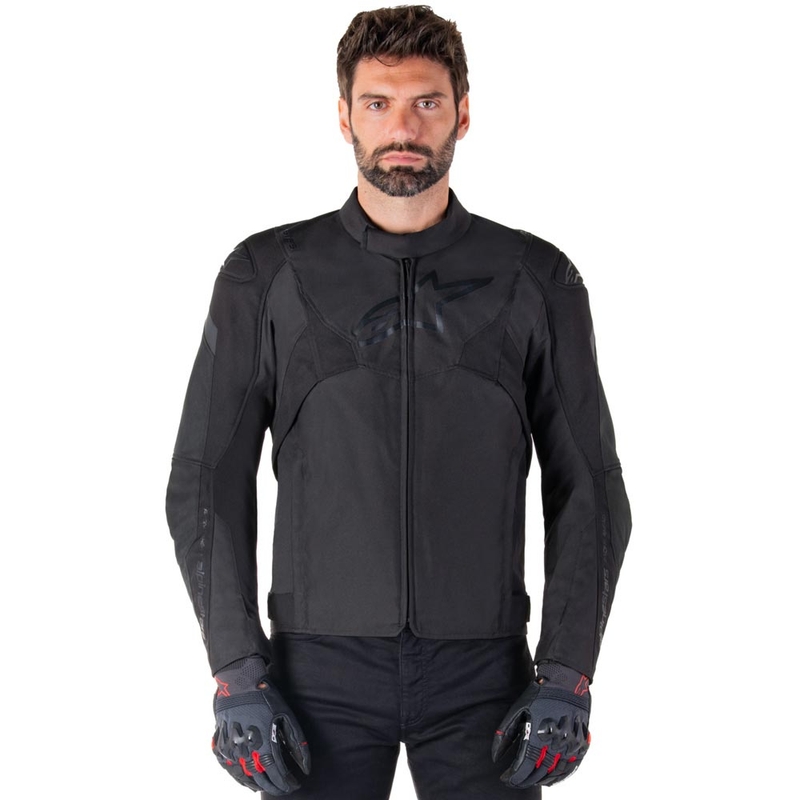 Alpinestars T-JAWS V4 Waterproof motoros kabát fekete-fekete