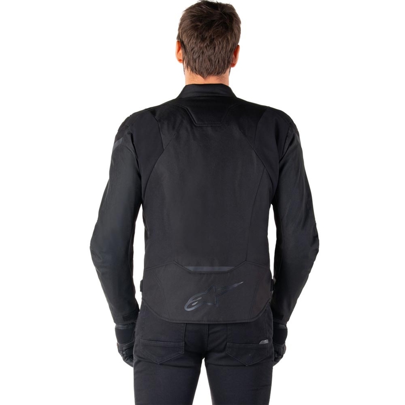Alpinestars T-JAWS V4 Waterproof motoros kabát fekete-fekete