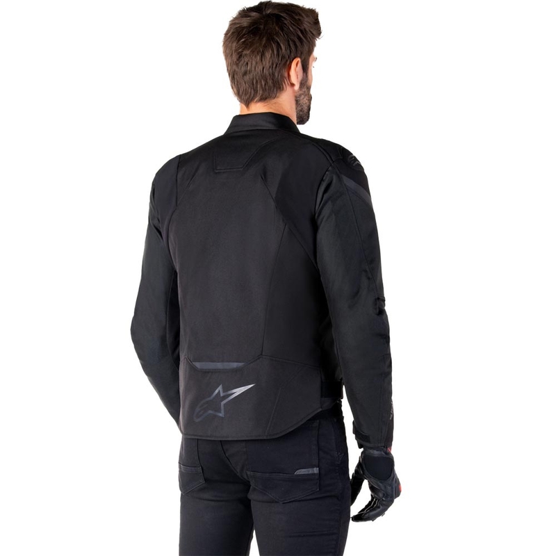 Alpinestars T-JAWS V4 Waterproof motoros kabát fekete-fekete
