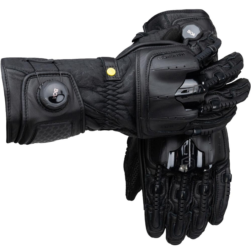 Knox Handroid All Black Mk5 motoros kesztyű fekete