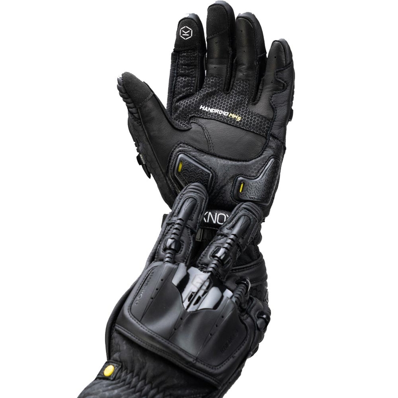 Knox Handroid All Black Mk5 motoros kesztyű fekete