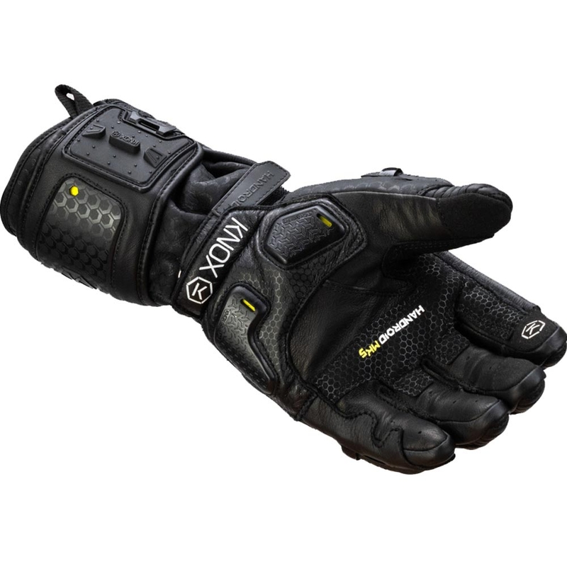 Knox Handroid All Black Mk5 motoros kesztyű fekete