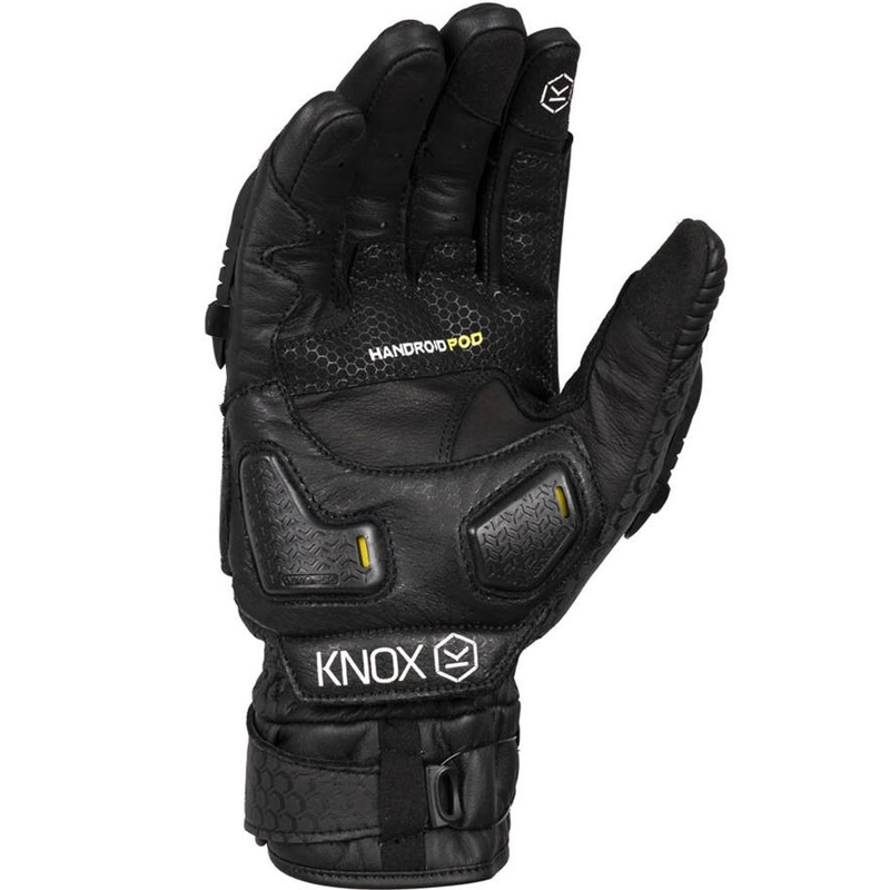 Knox Hand Armour Handroid POD All Black Mk5 motoros kesztyű fekete