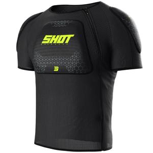 Shot Airlight T-Shirt gyerek testvédő fekete-fluo sárga