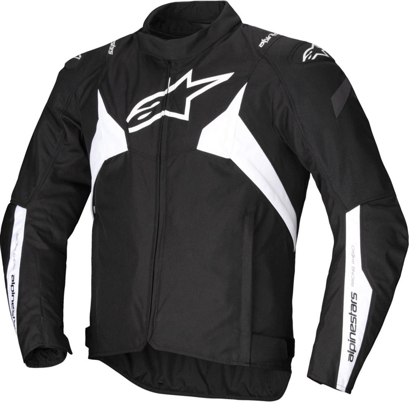 Alpinestars T-JAWS V4 Waterproof motoros kabát fekete-fehér