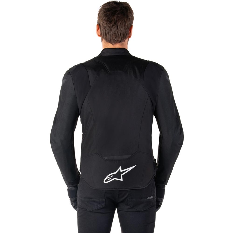 Alpinestars T-JAWS V4 Waterproof motoros kabát fekete-fehér