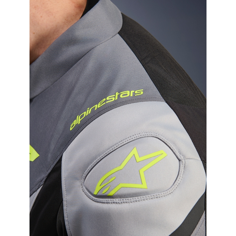 Alpinestars T-JAWS V4 Waterproof motoros kabát fekete-világosszürke-szürke