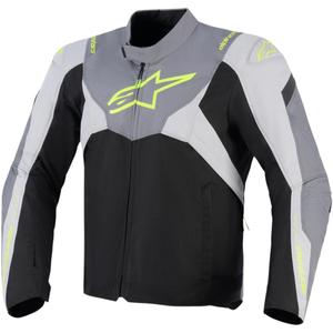 Bunda na motorku Alpinestars T-JAWS V4 Waterproof černo-světle šedo-šedá