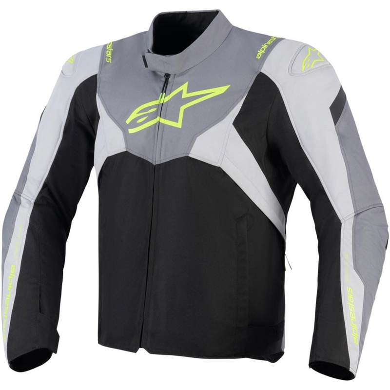 Alpinestars T-JAWS V4 Waterproof motoros kabát fekete-világosszürke-szürke