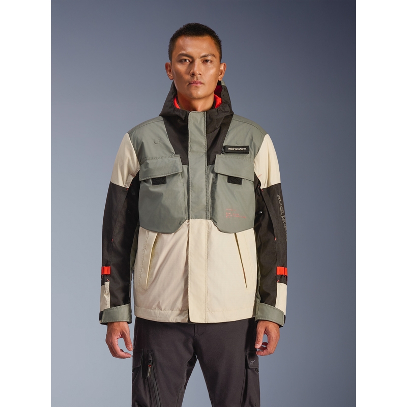 Alpinestars Mospher Waterproof motoros kabát szürke-fekete