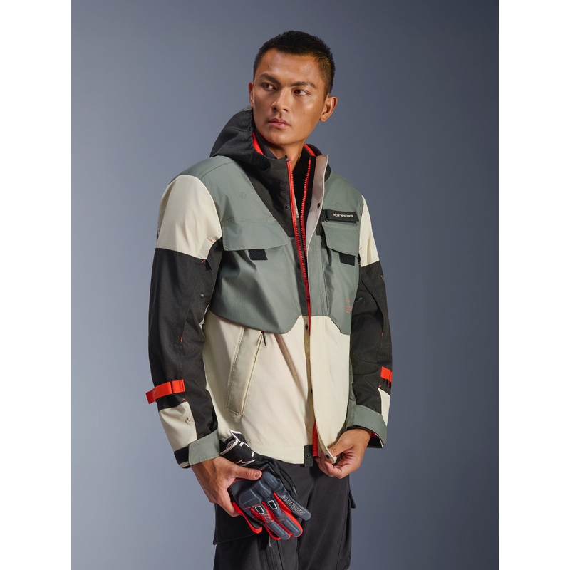 Alpinestars Mospher Waterproof motoros kabát szürke-fekete