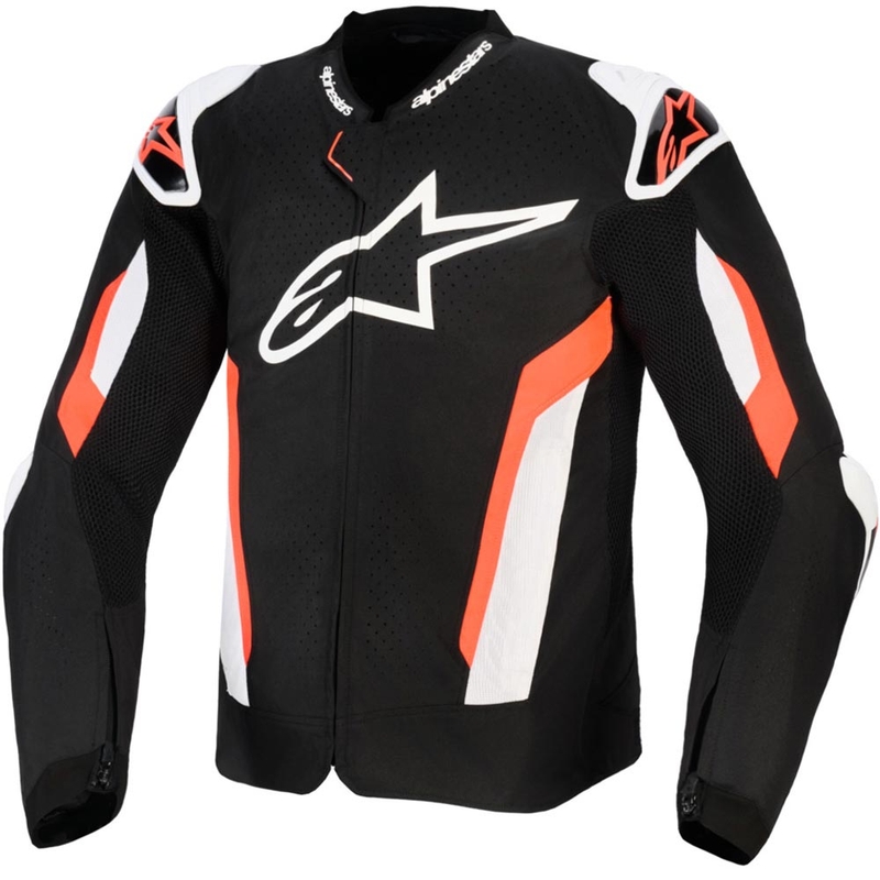 Alpinestars T-GP AIR motoros kabát fekete-fluo piros