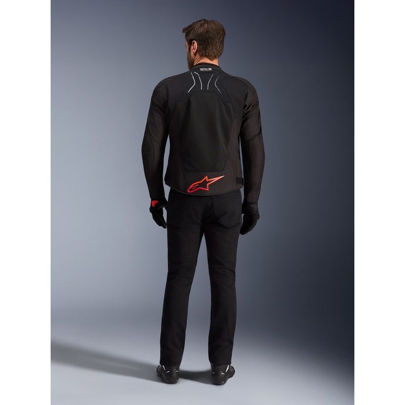 Alpinestars SMX Air motoros kabát fekete-piros-fehér